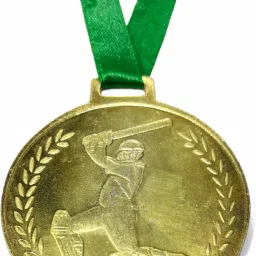 Medals for school competition sport 1Pc 2.5 inch Cricket Medal With Green Strip Medal-image-14