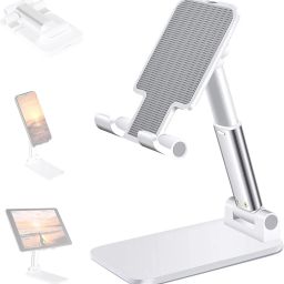 Zohlo New Desktop Mobile Phone Stand, Table Mount Mobile Holder Adjustable & Foldable Mobile Holder-7