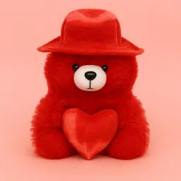 Smiling Baby long Doll Soft Toy & I love you Ballon heart red - 24 cm-picture-27
