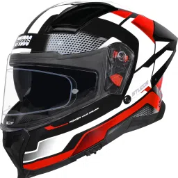 Helios Asphalt Full Face ISI and DOT Certified Helmet with Dual Visor Motorbike Helmet-image-6
