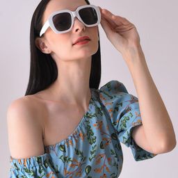 HAUTE SAUCE by Campus Sutra Women Wayfarer Sunglasses with Polarised Lens-10