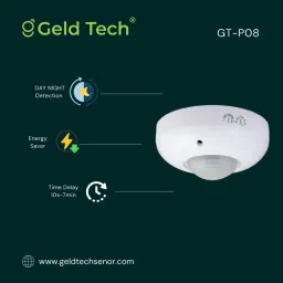 Geld Tech (GT-P08), PIR Motion Sensor | 220V inbuilt Energy Saving Device Sensor Switch image 4