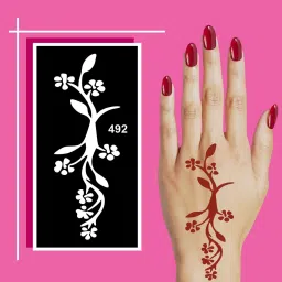 Simple and Safe Mehndi Stencils for Kids’ Activities For Kids-12