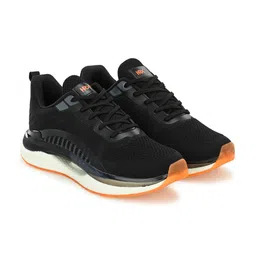 HRX by Hrithik Roshan Men Black Aircube Mesh Running Shoes image 2