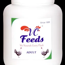 |Adult| Ideal for broiler,layer,rooster,country,duck,quail,turkey,emu. Spice 1 kg Dry Adult Bird Food-image-2