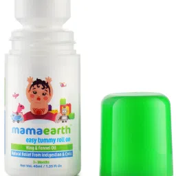 mamaearth Easy baby Tummy Roll On for Digestion & Colic Relief with Hing & Fennel 40Ml änd Gentle Cleansing Shampoo for babies (400 ml, 0-5 Yrs) image 2