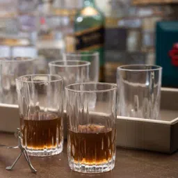 Slender Glass Everyday Glasses (Set of 6) by WHITE GOLD-picture-32