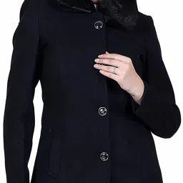 Detachable Faux Fur Collar Coat Coat For Women-image-37