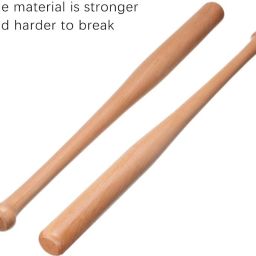 R.J ENTERPRISES- Natural Wood Baseball Bat unisex baseball {natural wood} Willow BaseballBat For 15+ Yrs-image-37