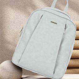 Grey Women Shoulder Bag Grey Backpack For Women-image-90