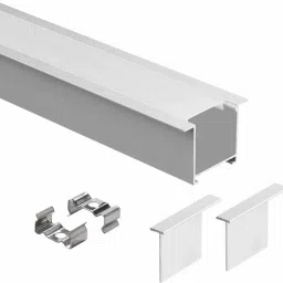 Conciled 1 Meter Profile Channels Without LED Straight Linear (25x25mm) 0 W 1 cm Tube Light-image-17