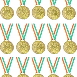 lcarno Medals for school competition sports events set of 15 Number Gold Medal Medal-picture-3