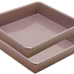 Plastic Prime Exel Small Tray For Home/Office/Kitchen, 2 pc Tray 2 Ltr, Choco Tray-image-97