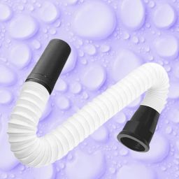 Sink Outlet Waste Pipe White – PVC Flexible Hose for Wash Basin sink pipe set/ sink pipe/ adjustable pipe/ Waste Pipe White for Wash Basin/Sink Hose Pipe-image-49