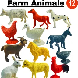 Farm animals toyset for kids- Educational toys, pack of 12-13