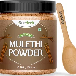 Pure & Natural Mulethi Powder for Health, Skin & Hair with Wooden Spoon - 100g-20