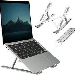Frodiox Aluminum 6 Adjustable Foldable Portable Laptop Stand Desktop Tablet Stand FR05 Laptop Stand-46