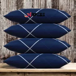 LUXURY Cotton Solid Sleeping Pillow Pack of 4-picture-16