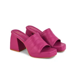 JM Looks Open Toe Platform Heels image 5