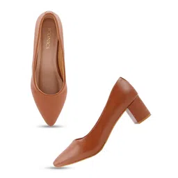 ICONICS Pointed Toe Block Pumps image 3