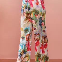 Varanga Abstract Printed Tunic With Trousers image 4
