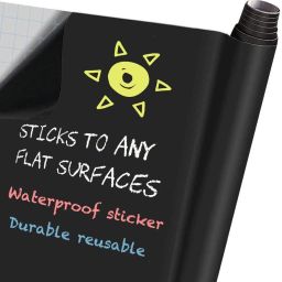 44.958 cm Self Adhesive Black Board Chalkboard Removable Wall Decal Stickers Self Adhesive Sticker-image-12