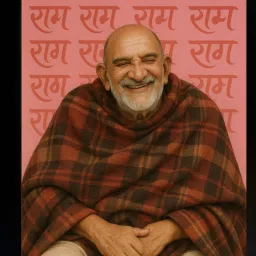 Neem Karoli baba ji Acrylic 14 inch x 10 inch Painting-image-10