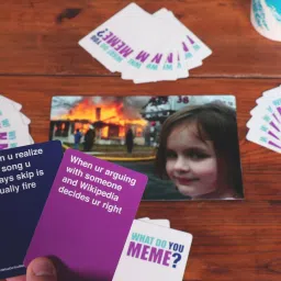 awestuffs What Do You Meme Card Game For Adults Party Game Family Card Multiplayer Game image 5