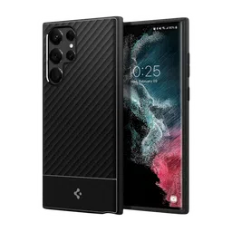 Spigen Core Armor TPU Back Cover for SAMSUNG Galaxy S22 Ultra 5G (Mil-Grade Shock Absorbent Layer, Matte Black)-picture-3