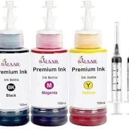 salaar Refill Ink Bottle Compatible For Desk Jet Advantage 4535 All-in-One Printers Black + Tri Color Combo Pack Ink Bottle-image-51