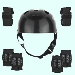Kids Safety helmet Set Kit for 4-12 Yrs Skating kit & Cycling kit stylish color Skating Kit-picture-26