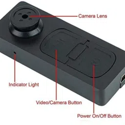 SNARIOVSN Mini Pocket Button Hidden Spy Camera Video Camera Motion Detection DV Camcorder Spy Camera image 2