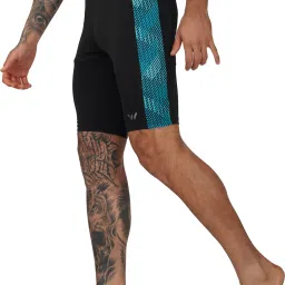 Color Block Men Light Blue Tights-image-64