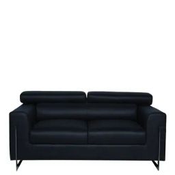 woodsworth from pepperfry Xaviec 2 Seater Sofa With Adjustable Headrests In Black Colour-picture-25