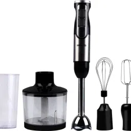 1000 W Black, Steel Hand Blender-16