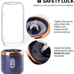proton plus MINI PORTABLE JUICER Mixer Juicer Jar image 2