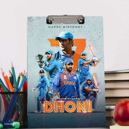 Dhoni Thala Digital reprint examination pad school collage Size 14x10 inch-image-16