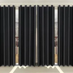 214 cm (7 ft) Polyester Semi Transparent Door Curtain (Pack Of 4)-image-18