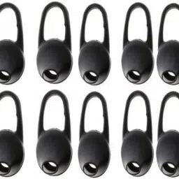 BBS PRO 10 Pcs Black Bluetooth Silicon Earbud Eartip Earpad Earcushion In The Ear Headphone Cushion-image-0