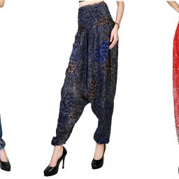 Printed Rayon Women Harem Pants-image-84