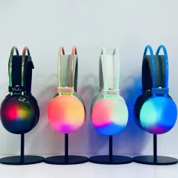tecore PM860 Wireless Bluetooth Headphones & RGB Lights Active Noise Cancelling Bluetooth Headset image 4