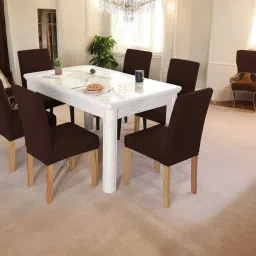 Polycotton Plain 6 Seater Chair Cover-picture-21