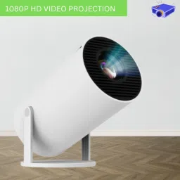 Guggu Mini HD Projector for Home 4KSupport With Built-in App Netflix/Prime/YouTubeJ63 (4500 lm / 1 Speaker / Wireless / Remote Controller) Portable Projector-2