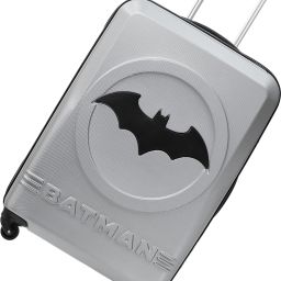 Large Check-in Suitcase (76 cm) 4 Wheels - BATMAN OFFICIAL MERCHANDISE TROLLEY WITH PREMIUM MOULDED BAT LOGO - Silver-image-14