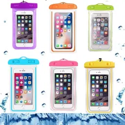 Pouch for Waterproof and dustproof Pouch/case Cover for All mobiles, Passport, Rain water protector-13