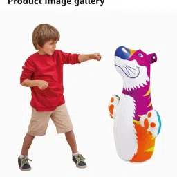 HIT ME TIGER ANIMAL INFLATABLE BOUNCER TOY (INTEX) FOR KIDS-10