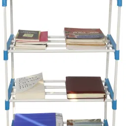fabura 6 Layer Simple Bookshelf/Multipurpose Rack/Children Bookcases Plastic Open Book Shelf image 2