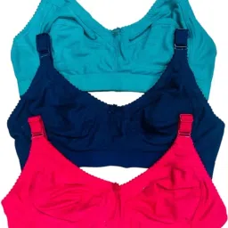 Pack of 3 Women Full Coverage Non Padded Bra-image-8
