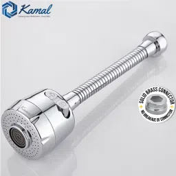 SPR-0784 SS 304 Premium Quality Extension | 360 degree flexible rotation dual flow Spout Faucet-0