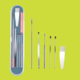 Stainless Steel Ear Wax Remover Tool Kit And a Storage Box Ear Wax Removal K_46-image-99